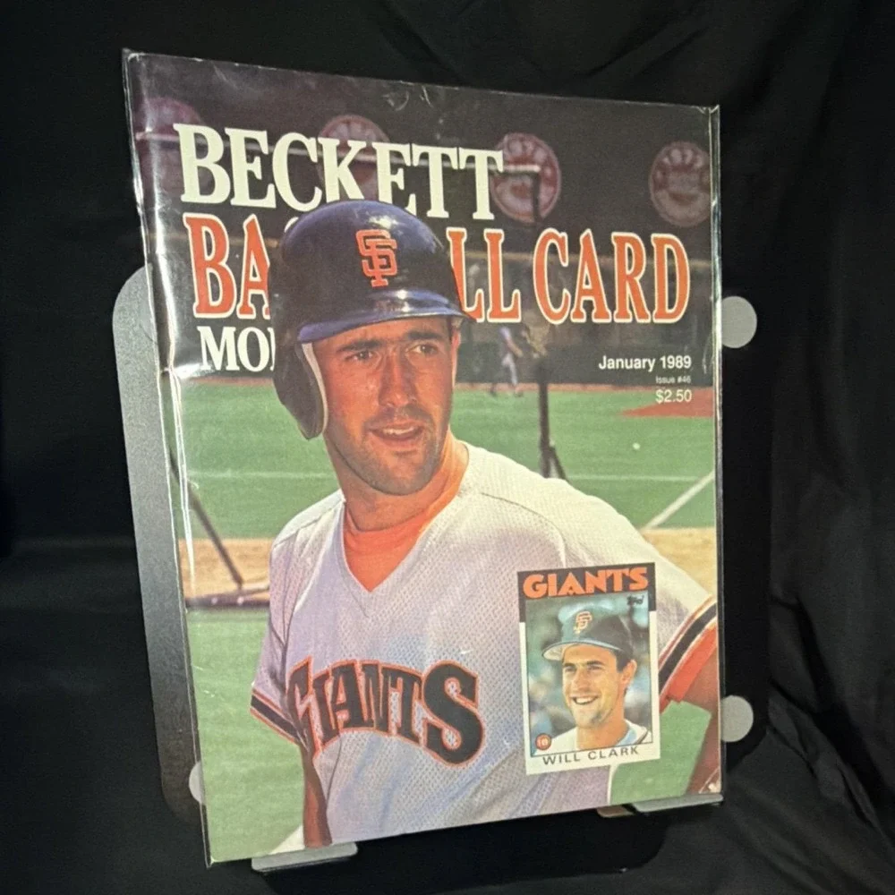 Beckett Baseball Card Monthly Jan 1989 Giants Mets Will Clark David Cone
